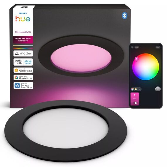 Philips Hue White and Color ambiance Slim Einbauleuchte, 170 mm, 3 image