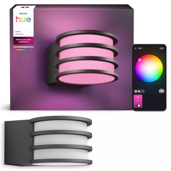 Philips Hue White and Color ambiance Lucca Wandleuchte, 2 image