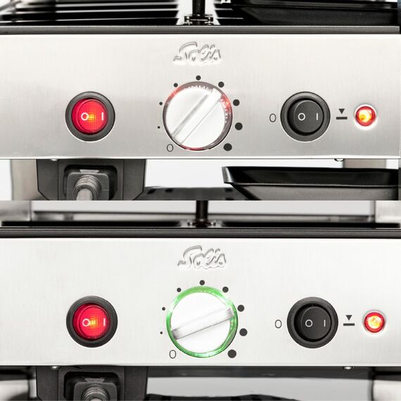 Solis 7611210977568 Raclette Grill 4 Person(en) 1020 W Schwarz, Silber, 4 image