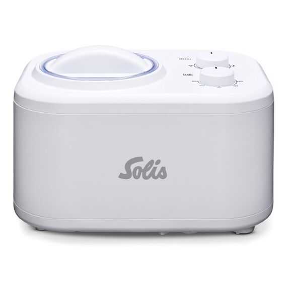 Solis Gelatissima Traditionelle Eismaschine Weiß