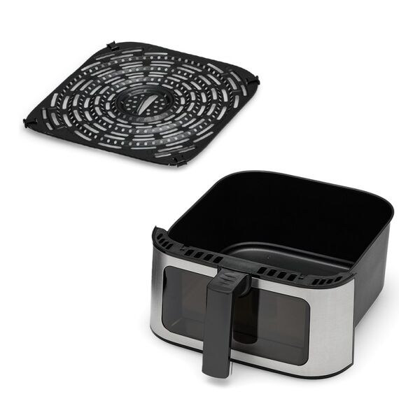 Solis Air Fry & Dry XL Einzelbild 7,5 l Eigenständig 1870 W Heißluftfritteuse Schwarz, Silber, 4 image
