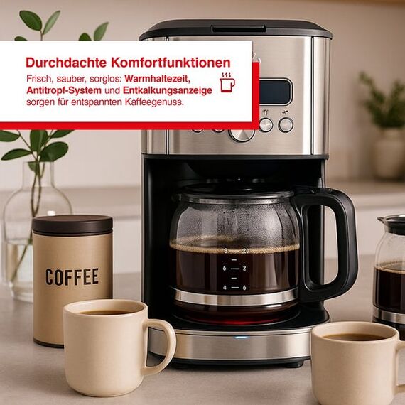 Solis Aroma Brewer Halbautomatisch Filterkaffeemaschine 1,8 l, 6 image