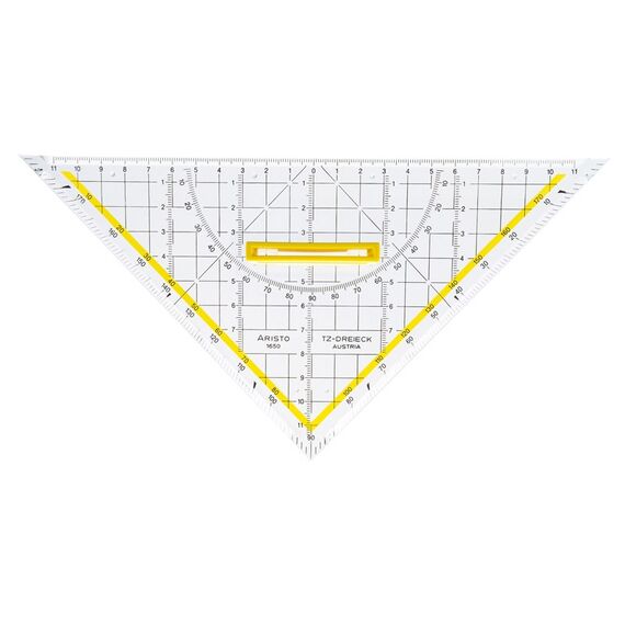 Aristo AR1650/4 45° Dreieck Polymethylmethacrylat (PMMA) Transparent 1 Stück(e)