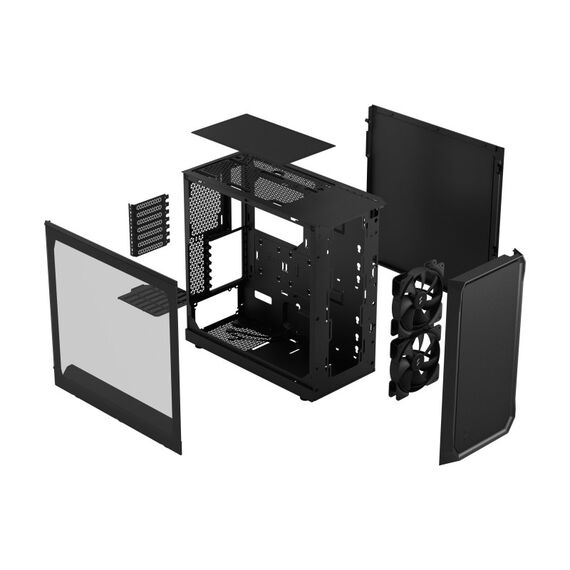 Fractal Design Focus 2 Midi Tower Schwarz, 4 image