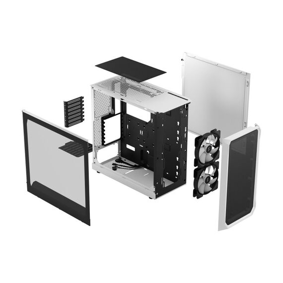 Fractal Design Focus 2 Midi Tower Weiß, Farbe: Weiß, 7 image