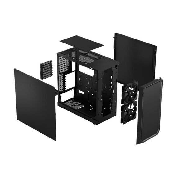 Fractal Design Focus 2 Midi Tower Schwarz, 4 image