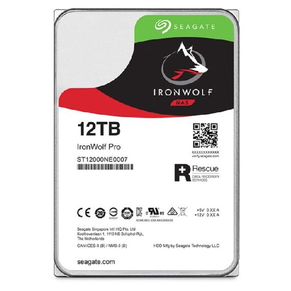 Seagate IronWolf Pro ST12000NT001 Interne Festplatte 12 TB 7200 RPM 256 MB 3.5" Serial ATA III, 2 image