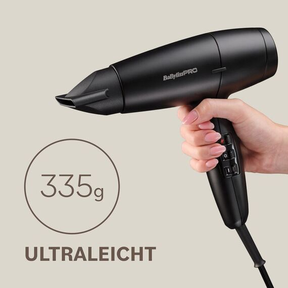 BaByliss LUPIA Haartrockner 2200 W Schwarz