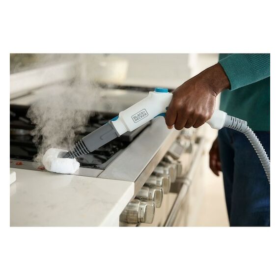 Black & Decker BHSMP2314-QS Dampfreiniger Zylinder-Dampfreiniger 1,2 l 2300 W Blau, Weiß, 19 image