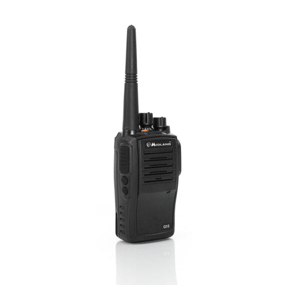 Midland G15 - PMR446 Funksprechgerät 8 Kanäle 446.00625 - 446.09375 MHz Schwarz