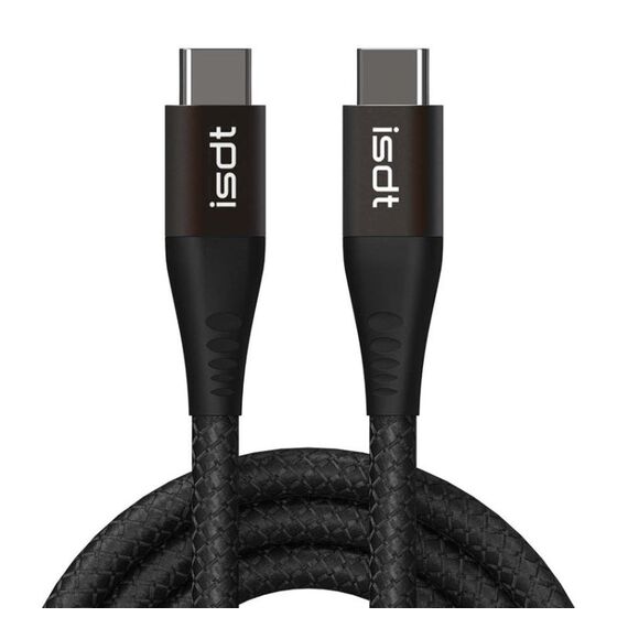 ISDT USB C CARGER CABLE 100W 120CM USB Kabel 1,2 m Schwarz