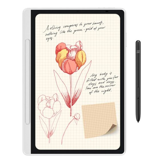 XPPen Magic Note Pad Grafiktablett Weiß 5080 lpi 148 x 236 mm USB/Bluetooth