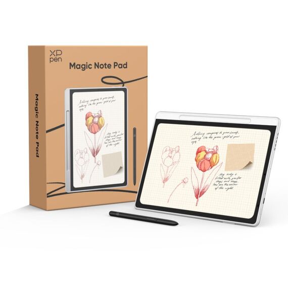 XPPen Magic Note Pad Grafiktablett Weiß 5080 lpi 148 x 236 mm USB/Bluetooth, 3 image