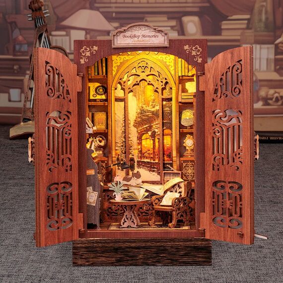 Spielmanufaktur Bausatz Verborgene Bücherstube DIY-Miniaturhaus, 3 image