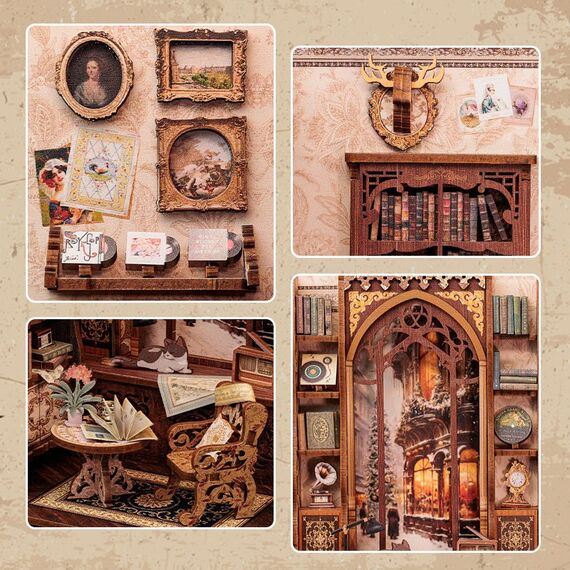 Spielmanufaktur Bausatz Verborgene Bücherstube DIY-Miniaturhaus, 6 image