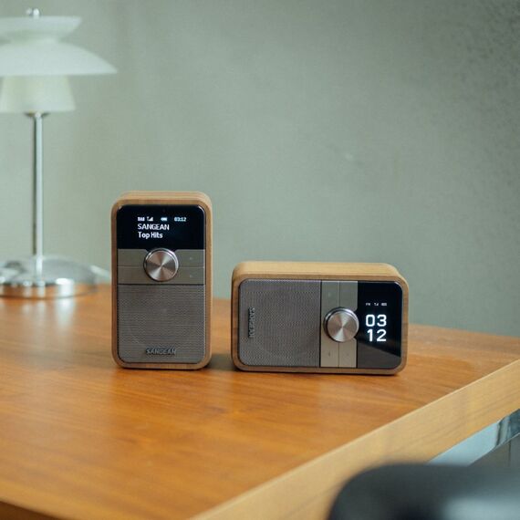 Sangean DDR-8 compacte houten DAB+ en FM radio met Bluetooth ontvangst, Vintage Walnut Persönlich Digital Walnuss, 4 image