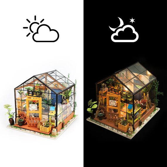 ROBOTIME DG104 DIY-Miniatur-Haus/Bücherecke DIY-Miniaturhaus, 3 image
