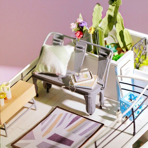 ROBOTIME DG12 DIY-Miniatur-Haus/Bücherecke DIY-Miniaturhaus, 12 image