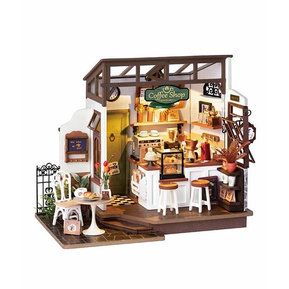 ROBOTIME DG162 DIY-Miniatur-Haus/Bücherecke DIY-Miniaturhaus
