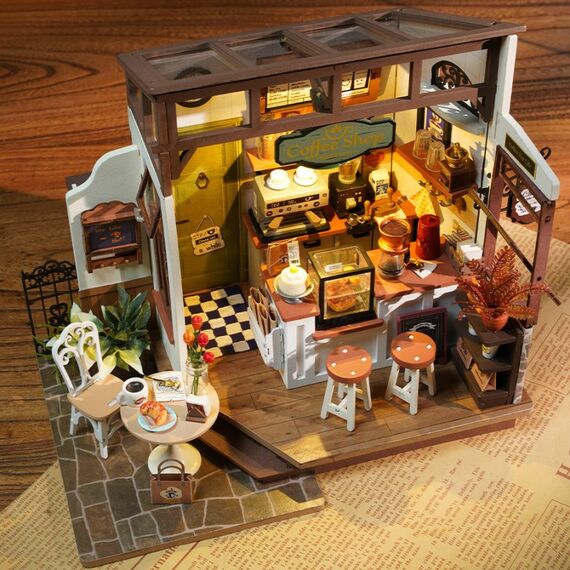 ROBOTIME DG162 DIY-Miniatur-Haus/Bücherecke DIY-Miniaturhaus, 9 image