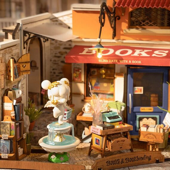 ROBOTIME Corner Bookstore 3D-Puzzle 108 Stück(e) Stadt, 10 image