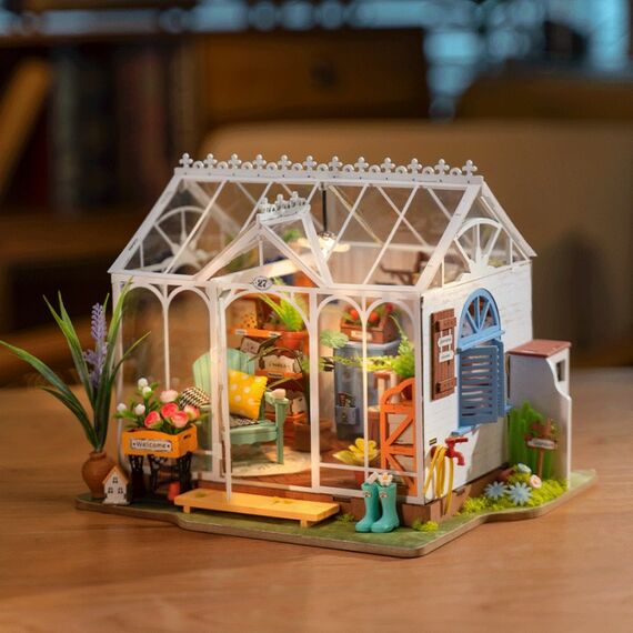 ROBOTIME DG163 DIY-Miniatur-Haus/Bücherecke DIY-Miniaturhaus, 12 image