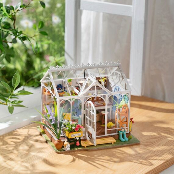 ROBOTIME DG163 DIY-Miniatur-Haus/Bücherecke DIY-Miniaturhaus, 7 image