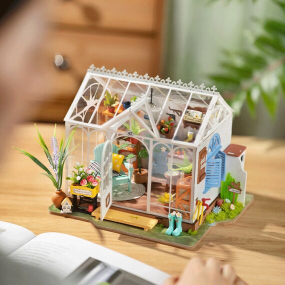 ROBOTIME DG163 DIY-Miniatur-Haus/Bücherecke DIY-Miniaturhaus, 8 image