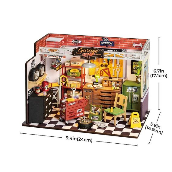 ROBOTIME Garage Workshop 3D-Puzzle 157 Stück(e) Stadt, 9 image