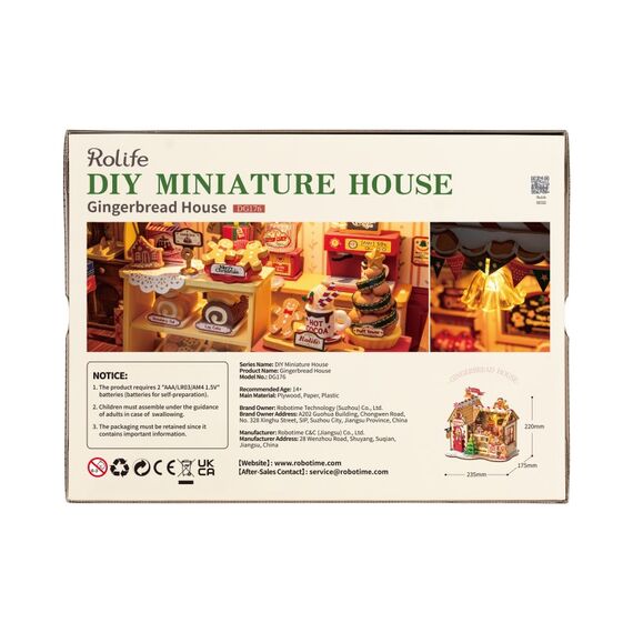 ROBOTIME DG176 DIY-Miniatur-Haus/Bücherecke DIY-Miniaturhaus, 2 image