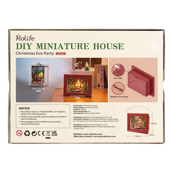 ROBOTIME DP005 DIY-Miniatur-Haus/Bücherecke DIY-Miniaturhaus, 3 image