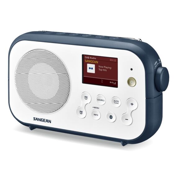 Sangean DPR-42BT Tragbar Analog & Digital Blau, Weiß, 2 image