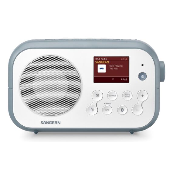 Sangean DPR-42BT Tragbar Analog & Digital Blau, Weiß