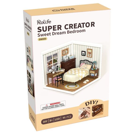 ROBOTIME Sweet Dream Bedroom DIY-Miniaturhaus, 7 image