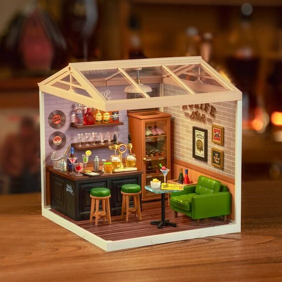 ROBOTIME Leisurely Cheers Bar DIY-Miniaturhaus, 2 image