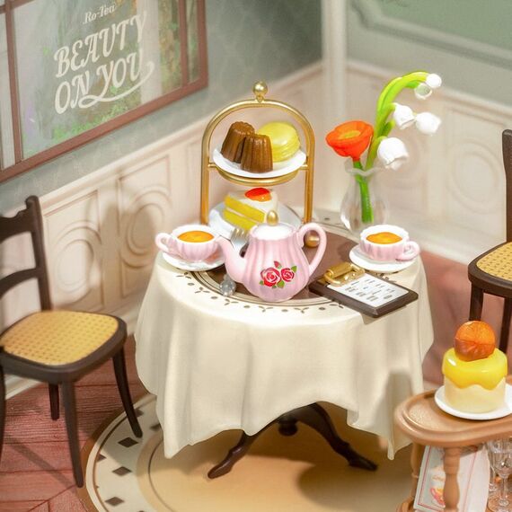 ROBOTIME Sweet Sips Tea DIY-Miniaturhaus, 4 image
