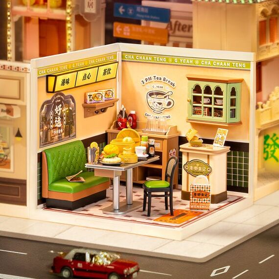 ROBOTIME DW021 DIY-Miniatur-Haus/Bücherecke DIY-Miniaturhaus, 3 image