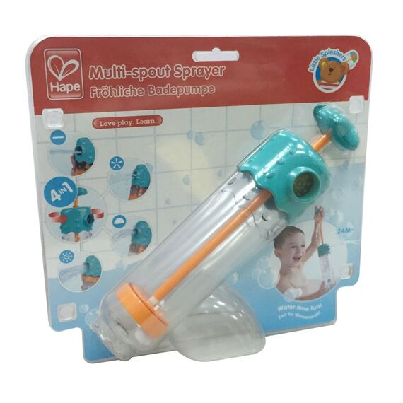 Hape E0210 Bad-Spielzeug/-Aufkleber Badespielzeug Blau, Orange, Transparent, 4 image