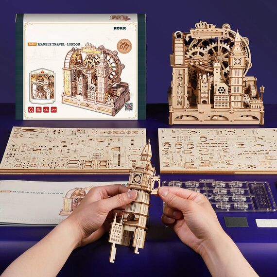 ROBOTIME EGB01 Puzzle 3D-Puzzle 431 Stück(e), 6 image