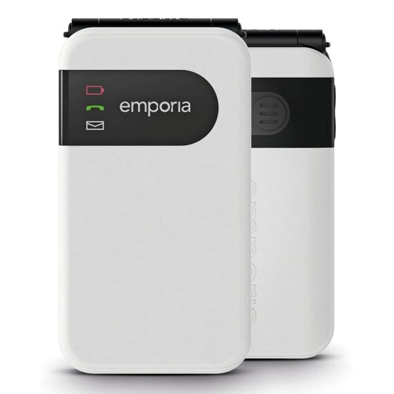 Emporia SIMPLICITYglam.4G 7,11 cm (2.8") 106 g Weiß Seniorentelefon