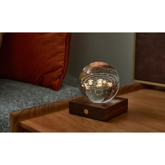 Gingko Design G025SO Tischleuchte 2 W LED Transparent, Walnuss, 6 image