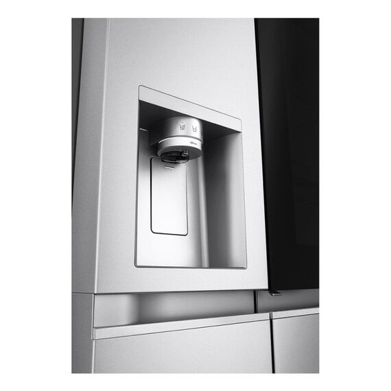 LG InstaView GSXE91MBAD Side-by-Side Kühlkombination Freistehend 628 l Metallisch, 8 image