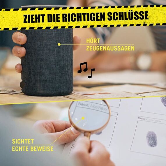 Hidden Games HGAK09TU Brettspiel TÖDLICHE ÜBERFAHRT Kartenspiel Detektiv, 3 image