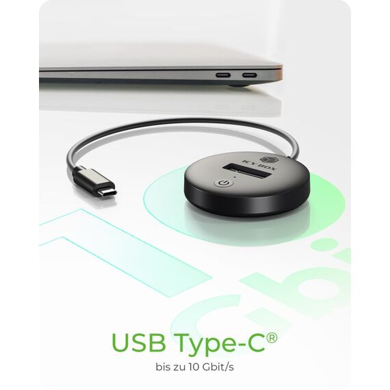 ICY BOX IB-1610MCD-C31, Docking Station für NVME & SATA M.2 SSD, Host USB 3.2 Gen 2, 10 Gbit/s, 4 image