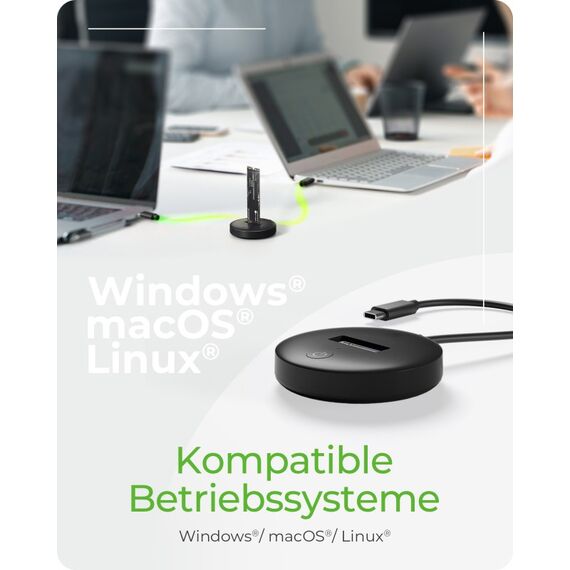 ICY BOX IB-1610MCD-C31, Docking Station für NVME & SATA M.2 SSD, Host USB 3.2 Gen 2, 10 Gbit/s, 5 image
