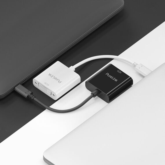 PureLink IS190 USB-Grafikadapter Weiß, Farbe: Weiß, 3 image