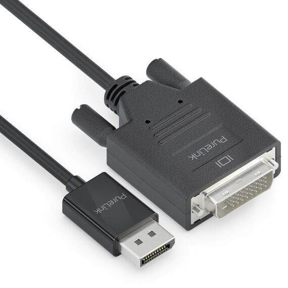 PureLink IS2011-015 Videokabel-Adapter 1,5 m DisplayPort DVI-D Schwarz, Farbe: Schwarz, Länge: 1,5 m