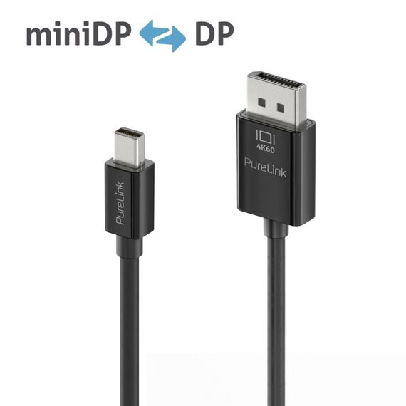 PureLink IS2121-020 DisplayPort-Kabel 2 m Mini DisplayPort Schwarz, Farbe: Schwarz, Länge: 2 m, 2 image