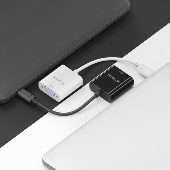 PureLink IS221 USB-Grafikadapter 1920 x 1080 Pixel Schwarz, Farbe: Schwarz, 3 image