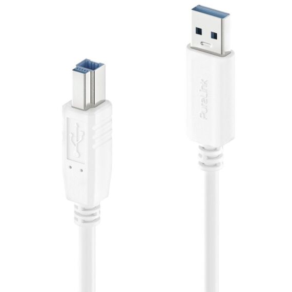PureLink IS2300-020 USB Kabel USB 3.2 Gen 1 (3.1 Gen 1) 2 m USB A USB B 5 Gbit/s Weiß